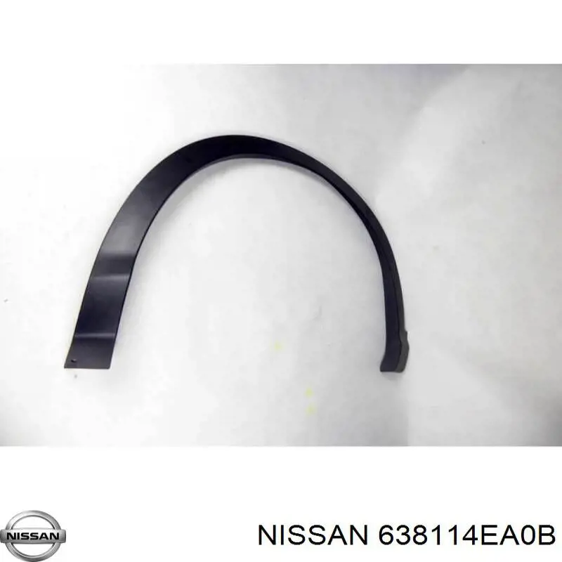 Aletín guardabarros delantero izquierdo para Nissan Qashqai (J11)