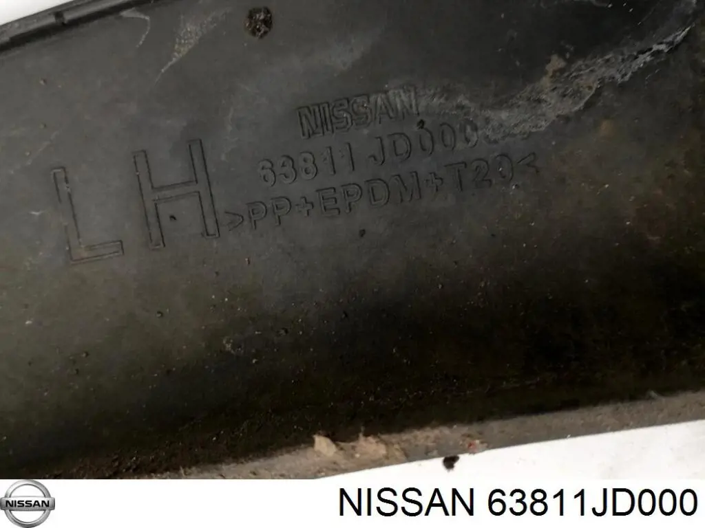 Comprar 63811JD000 Nissan/Infiniti Extensión de aleta delantera izquierda