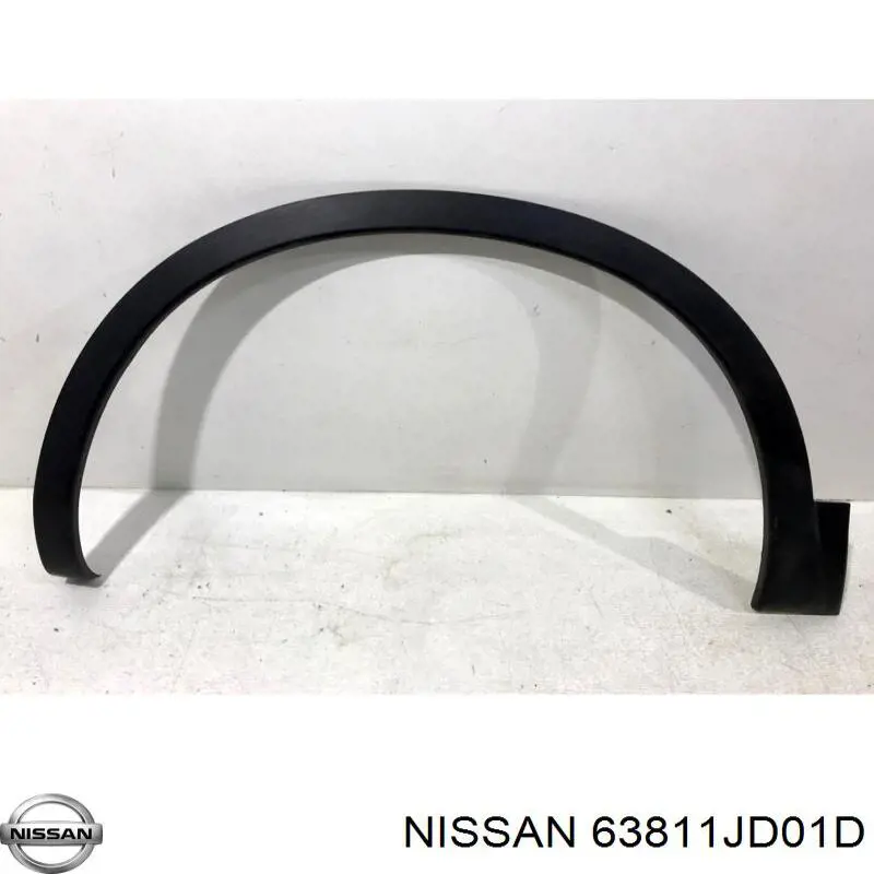 63811JD01D Nissan ensanchamiento, guardabarros delantero izquierdo