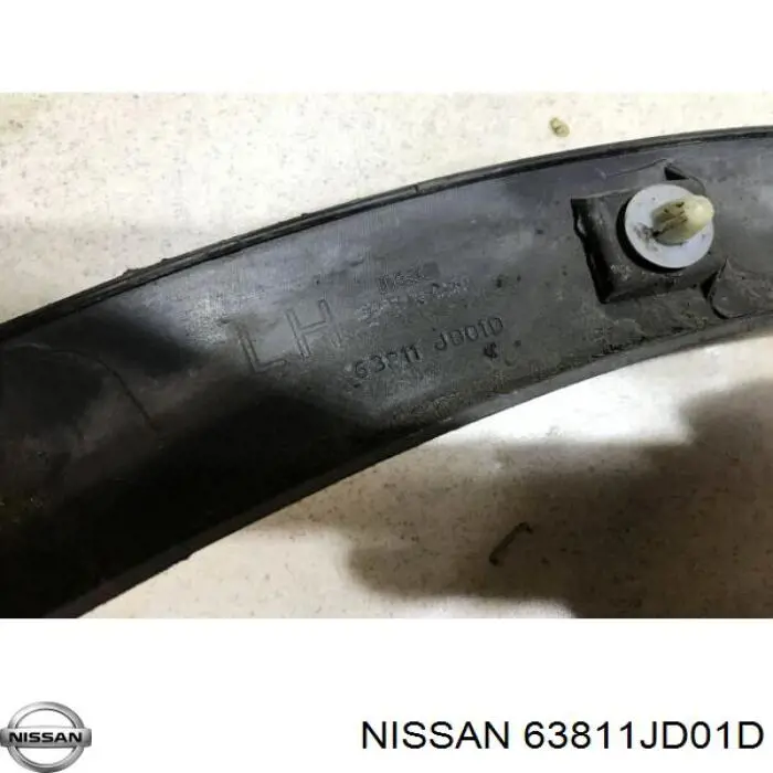 Extensión de aleta delantera izquierda Nissan/Infiniti 63811JD01D precio, desde 76,96 EUR