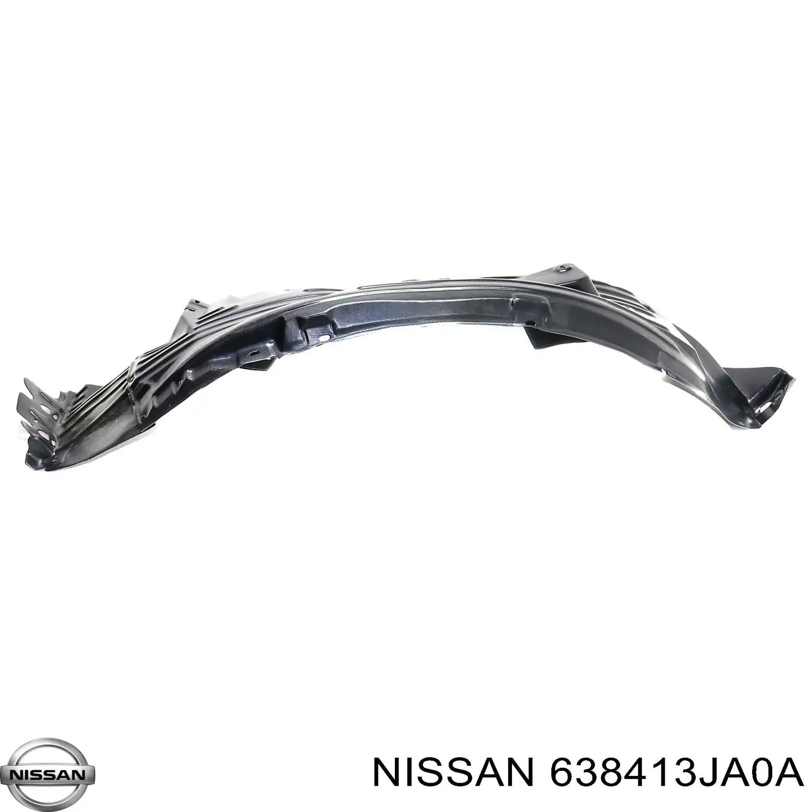 638413JA0A Nissan/Infiniti Guardalodos interior izquierdo, guardafango delantero