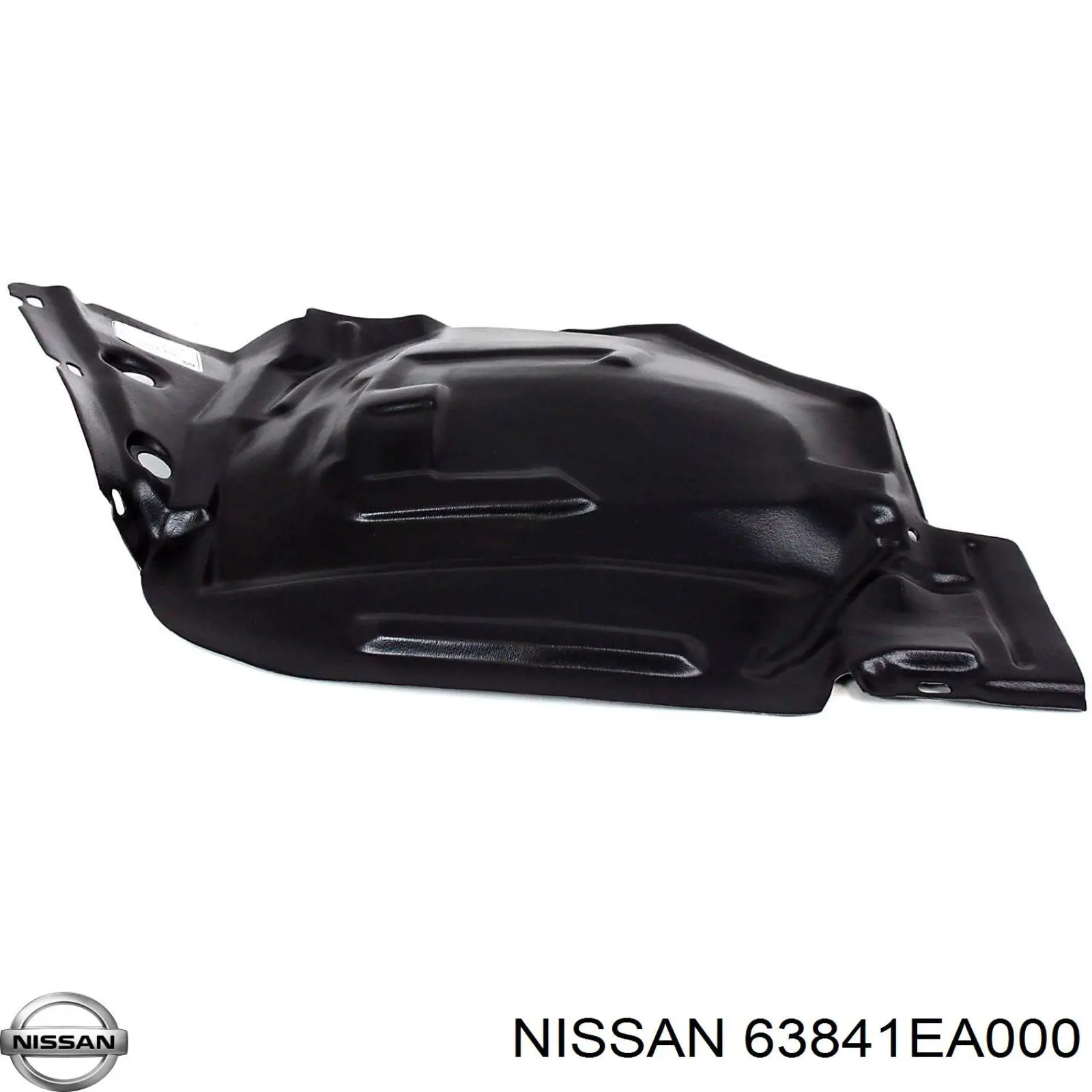 63841EA000 Nissan guardabarros interior, aleta delantera, izquierdo