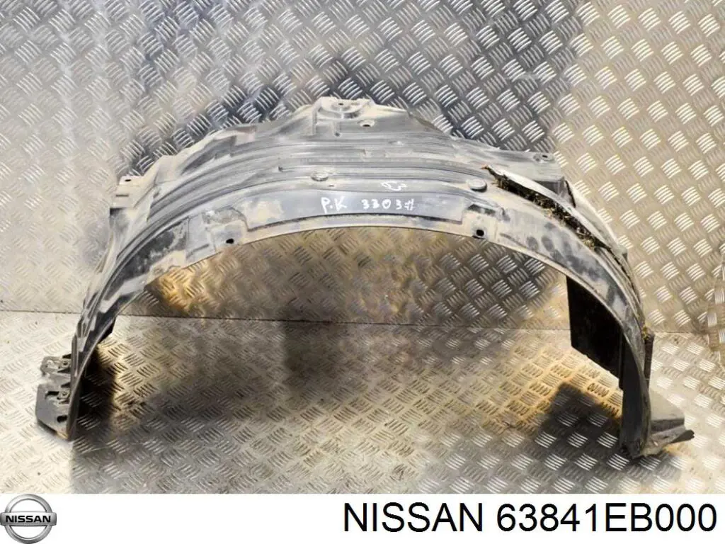 Guardalodos interior izquierdo, guardafango delantero Nissan/Infiniti 63841EB000 precio, desde 83,57 EUR
