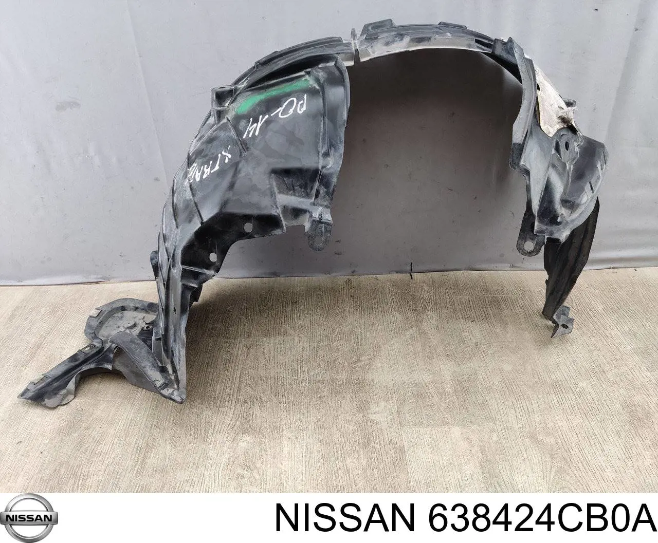 Comprar 638424CB0A Nissan/Infiniti Paso de rueda delantero derecho
