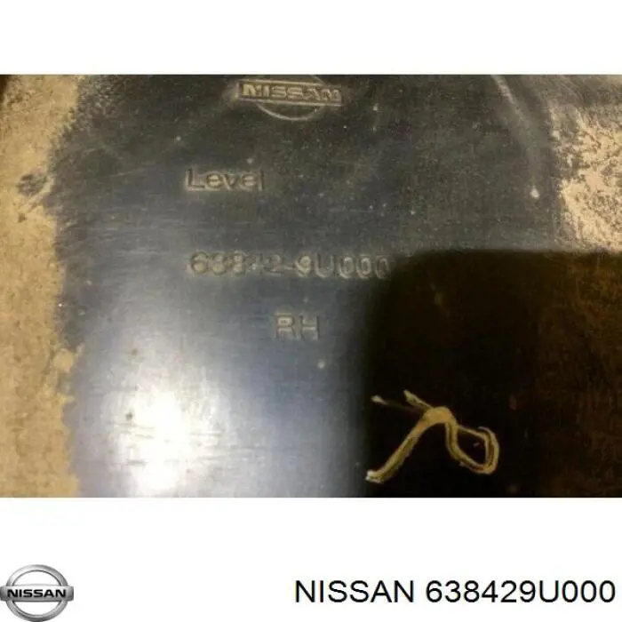 Paso de rueda Nissan/Infiniti 638409U20A
