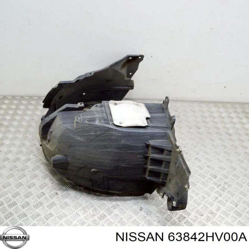 Guardabarros interior derecho, aleta delantera Nissan Qashqai 2 J11