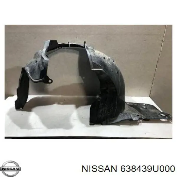 Comprar 638439U000 Nissan/Infiniti Guardalodos interior izquierdo, guardafango delantero