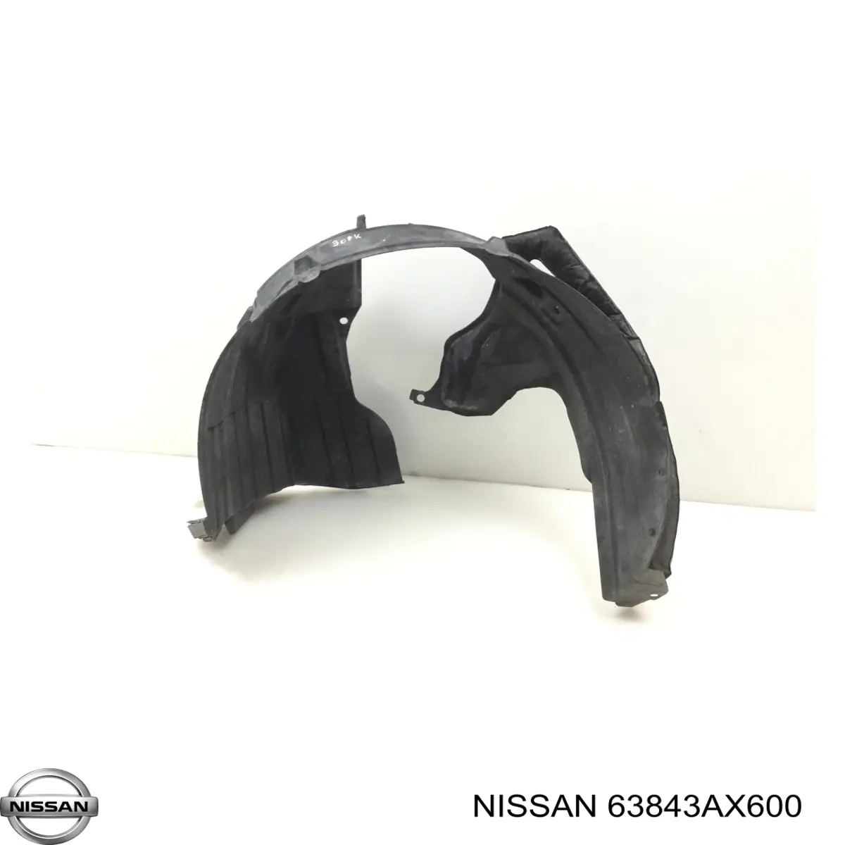 Guardalodos interior izquierdo, guardafango delantero Nissan/Infiniti 63843AX600 precio, desde 21,08 EUR