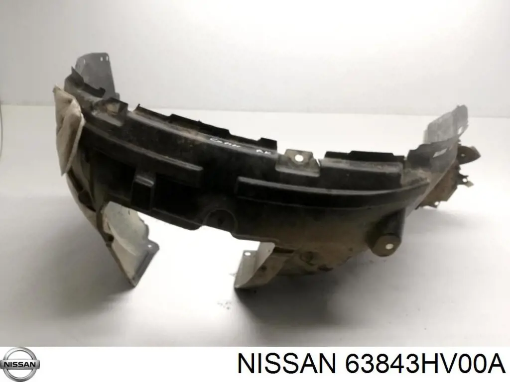 Comprar 63843HV00A Nissan/Infiniti Guardalodos interior izquierdo, guardafango delantero