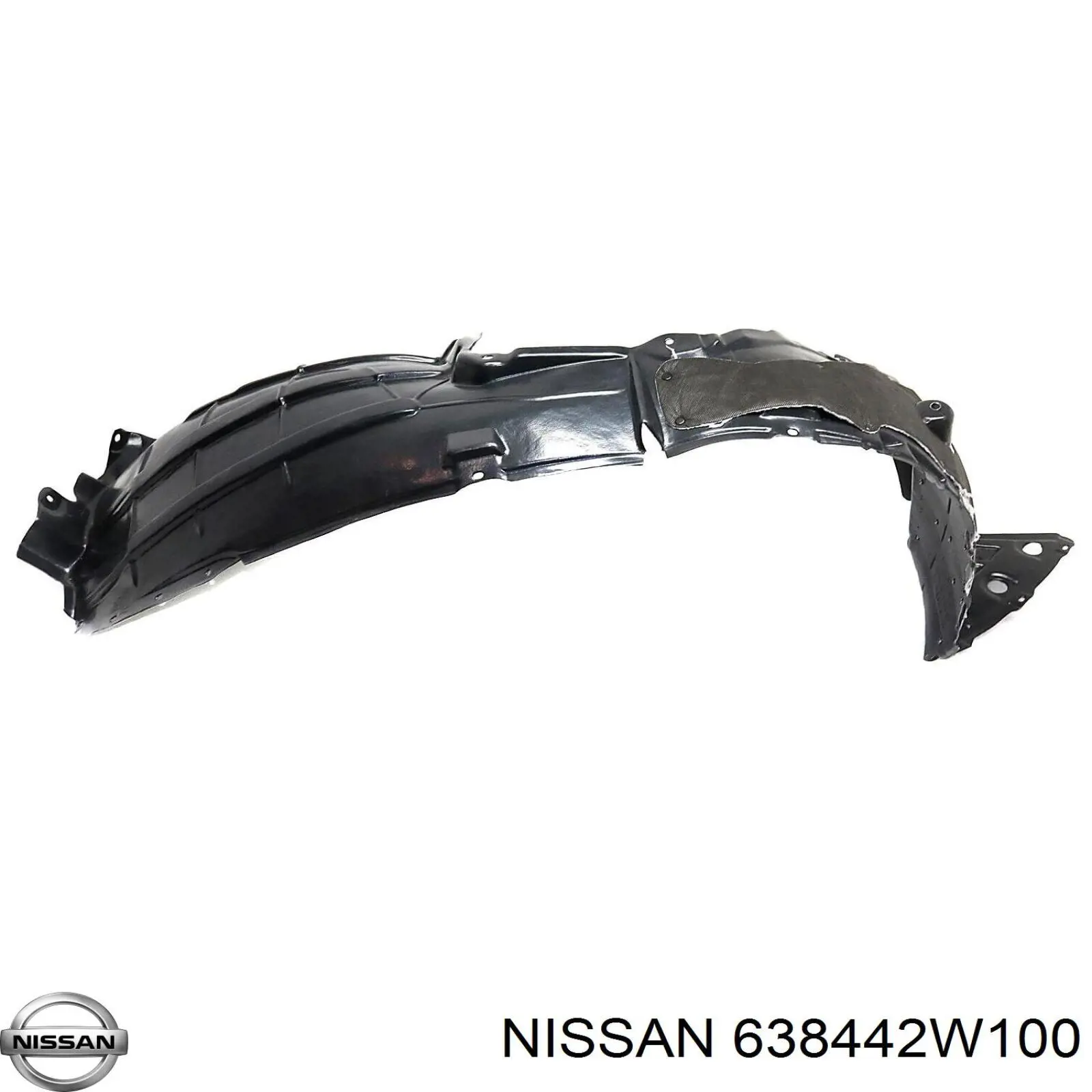 Guardabarros interior, aleta delantera, derecho delantero Nissan Pathfinder (R50)