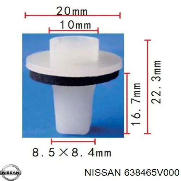 Comprar 638465V000 Nissan/Infiniti 