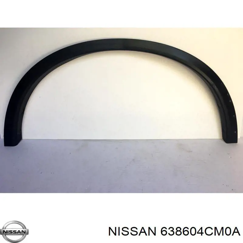 Comprar 638609TA0A Nissan/Infiniti Extensión de la aleta delantera derecha
