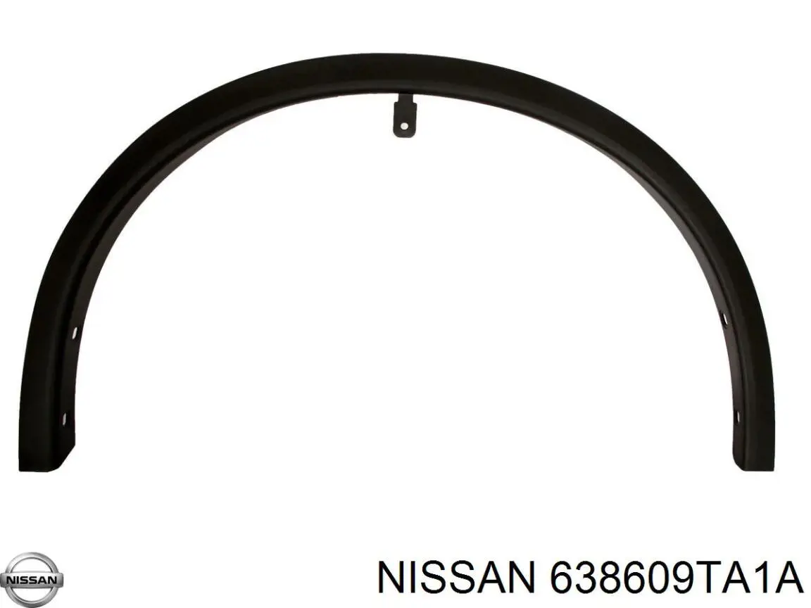 Extensión de la aleta delantera derecha Nissan/Infiniti 638609TA0A precio, desde 33,04 EUR