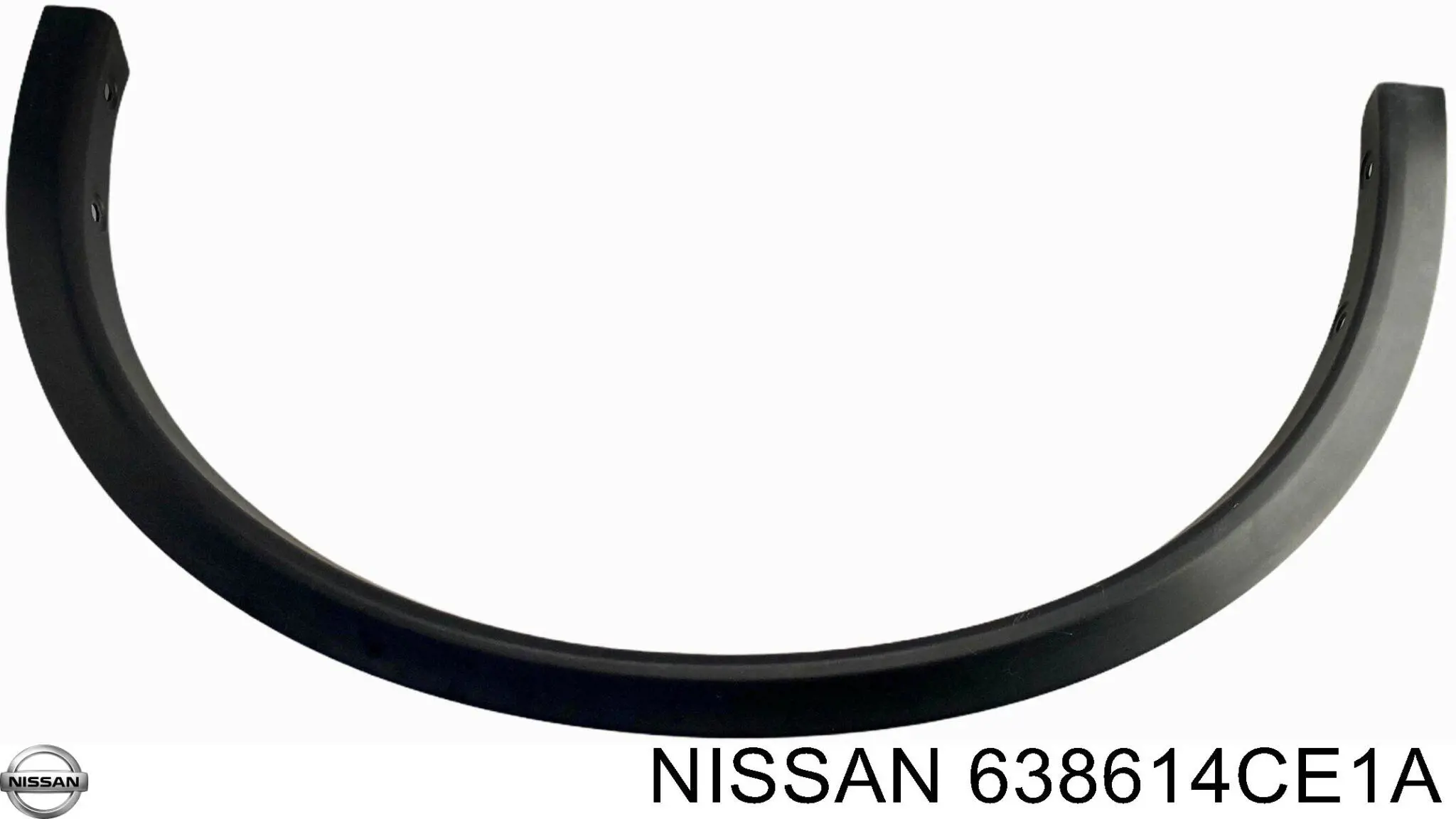 638614CE1A Nissan/Infiniti Extensión de aleta delantera izquierda