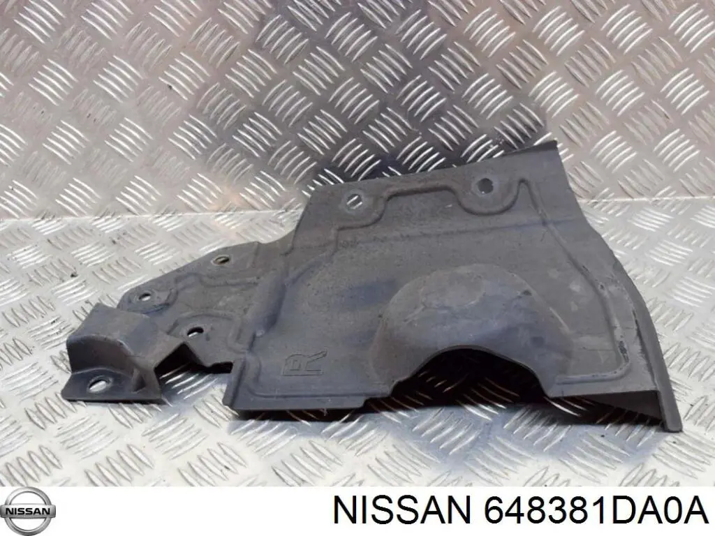 Protección derecha del motor 648381DA0A Nissan/Infiniti
