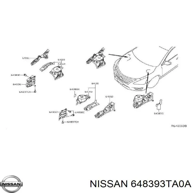 648393TA0A Nissan