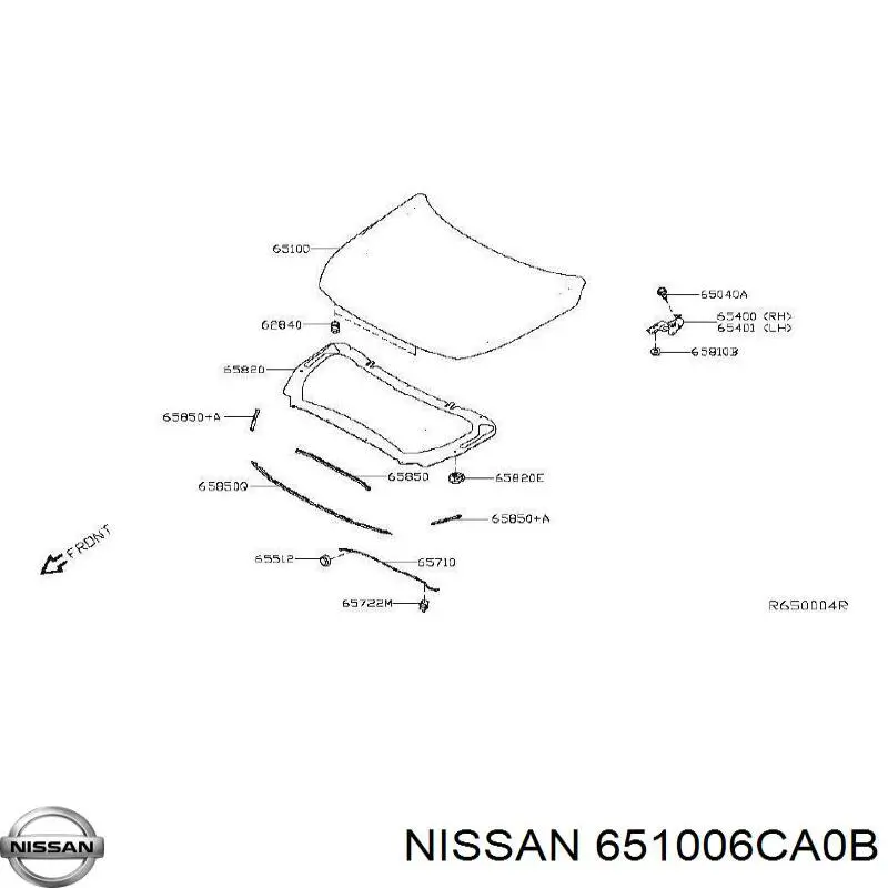 Capot para Nissan Altima (L34)