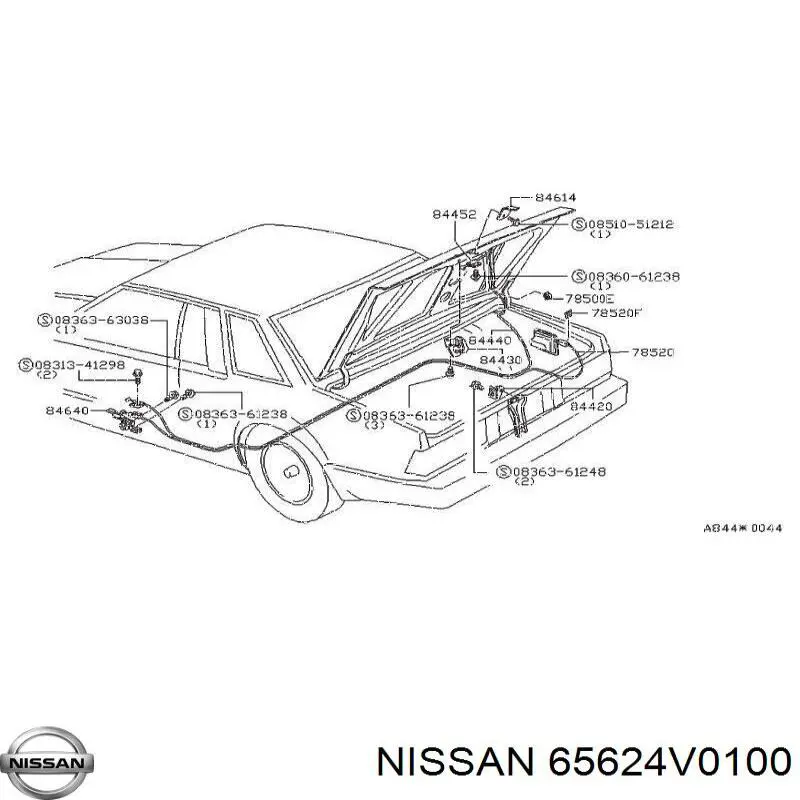  Nissan/Infiniti 65624V0100 precio, desde 8,98 EUR