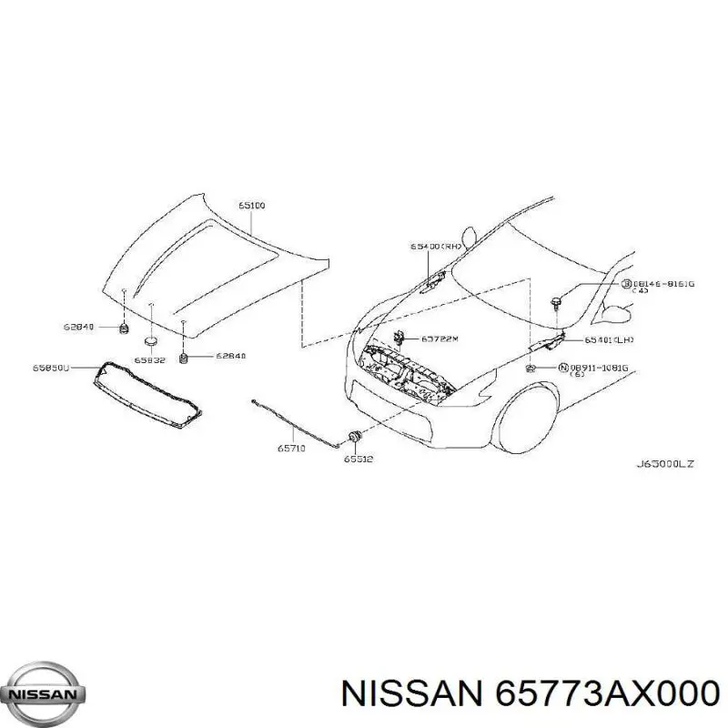  Nissan/Infiniti 65773AX000 precio, desde 11,25 EUR