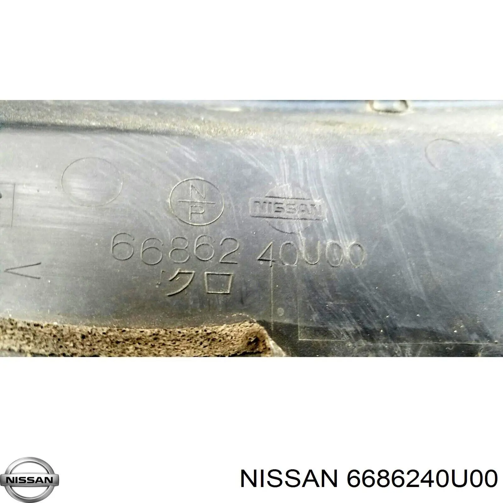 6686240U10 Nissan vierteaguas