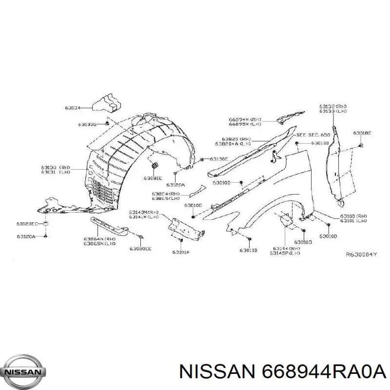 668944RA0A Nissan