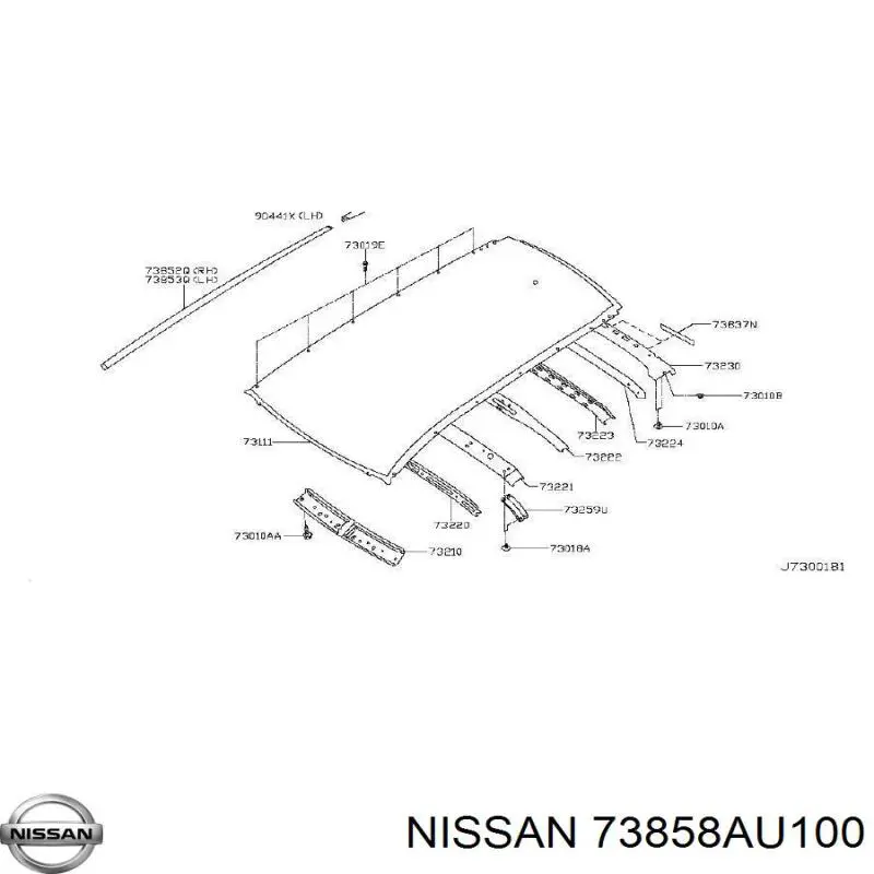 73858AU100 Nissan