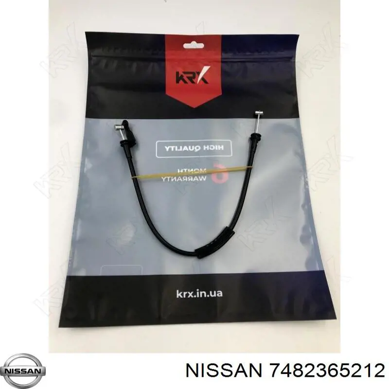 7482365212 Nissan cable de accionamiento, desbloqueo de puerta delantera