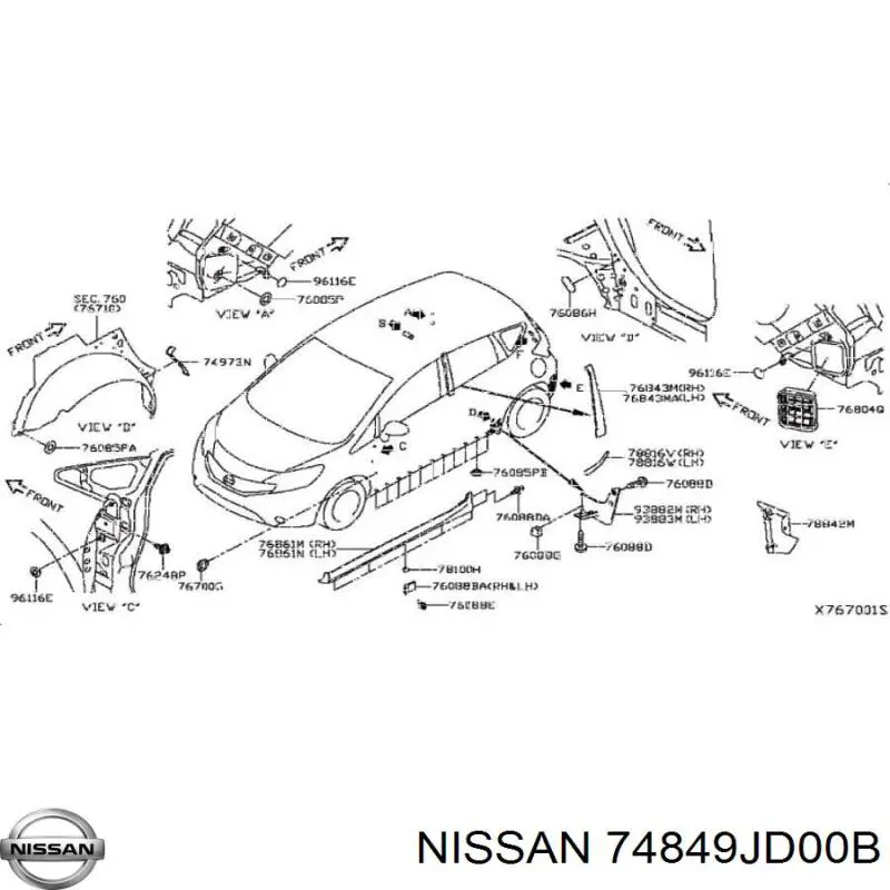 74849JD00B Nissan