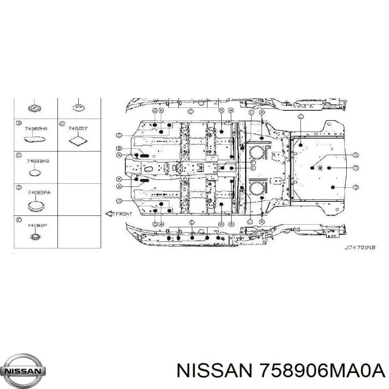 758906MA0A Nissan