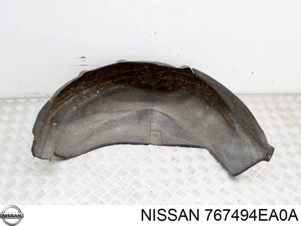 Guardabarros interior, aleta trasera, derecho para Nissan Qashqai (J11)