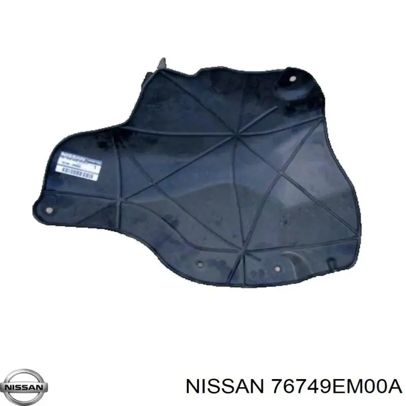 Guardabarros interior, aleta trasera, izquierdo para Nissan Tiida (SC11X)