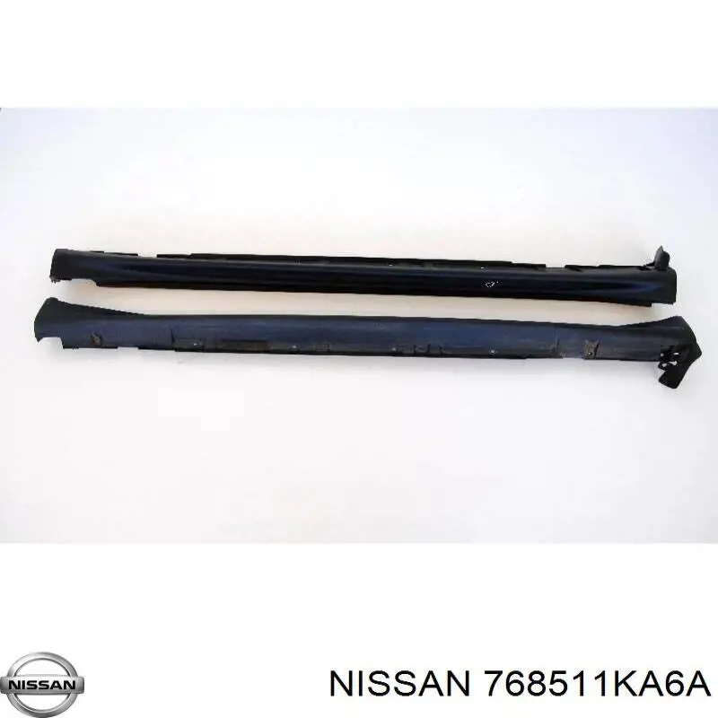 768511KA6A Nissan moldura de umbral exterior izquierda