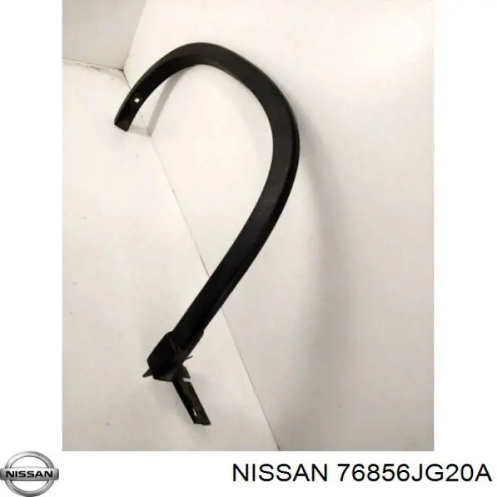 Listón embellecedor/protector, guardabarros trasero derecho Nissan X-Trail (T31)