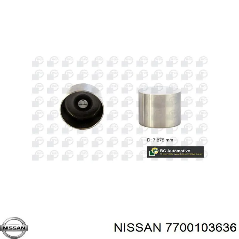 Taqués hidráulicos 7700103636 Nissan/Infiniti