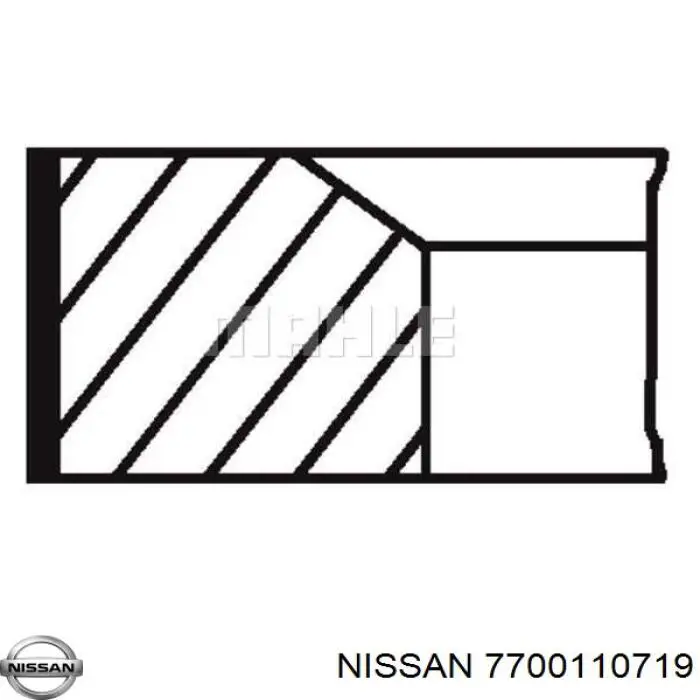Pistón con bulón sin anillos, STD Nissan/Infiniti 7700110718 precio, desde 108,36 EUR