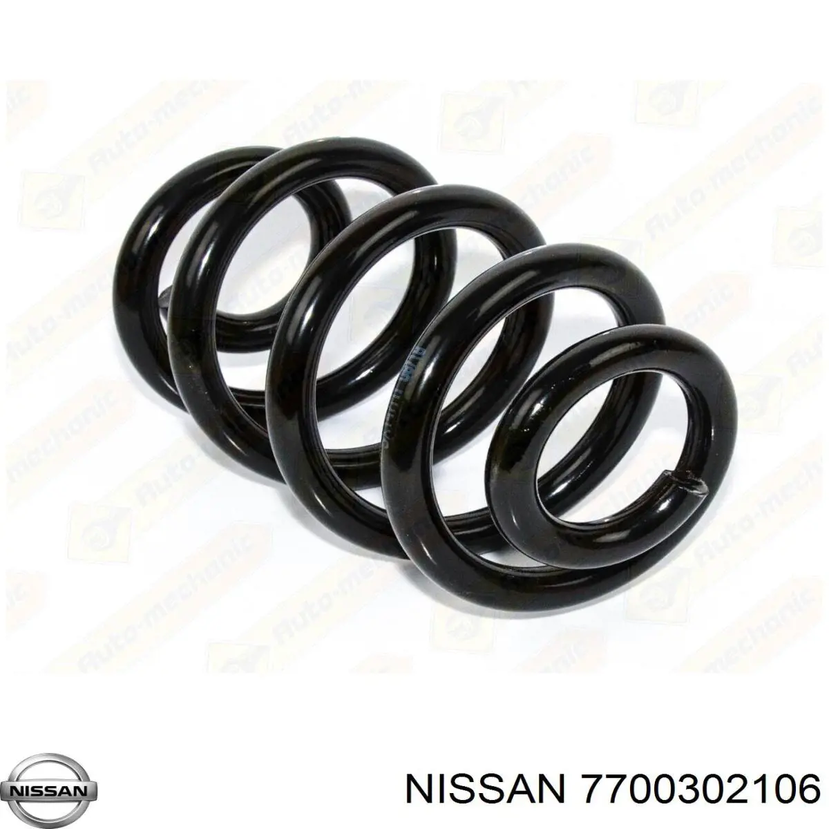 7700302106 Nissan muelle de suspensión eje delantero