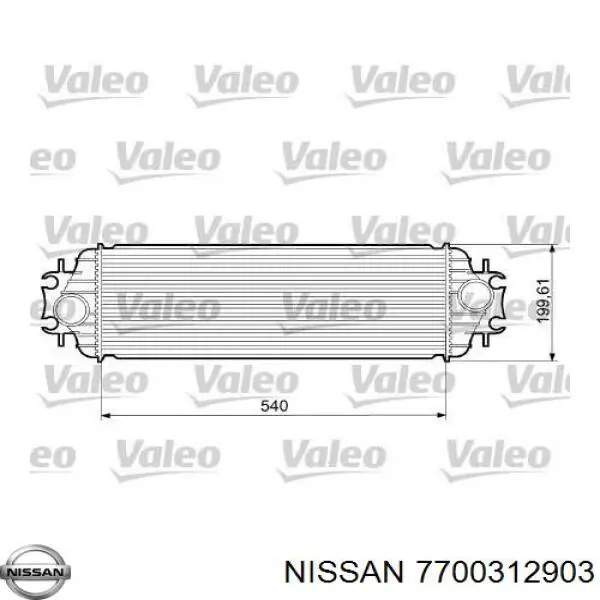 Radiador de aire de admisión Nissan/Infiniti 7700312903 precio, desde 69,70 EUR