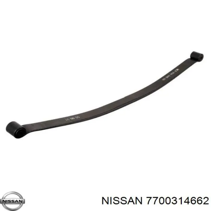 7700314662 Nissan ballesta de suspensión trasera