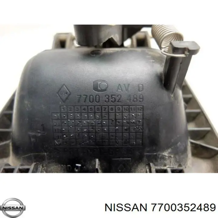 Manija exterior derecha delantera/trasera de puerta Nissan/Infiniti 7700352489 precio, desde 17,28 EUR