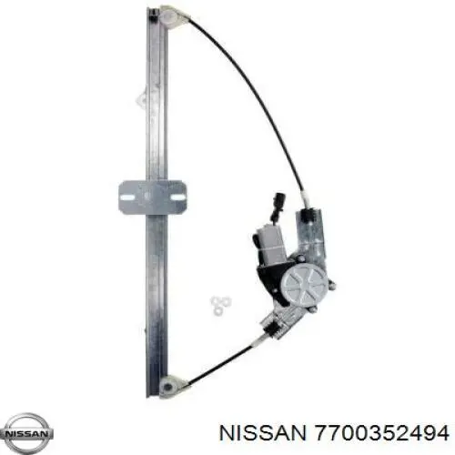 7700352494 Nissan mecanismo de elevalunas, puerta delantera izquierda