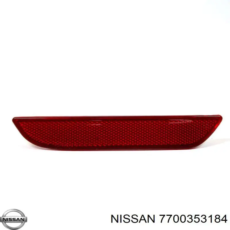 2607900QAB Nissan/Infiniti Reflector de parachoques trasero