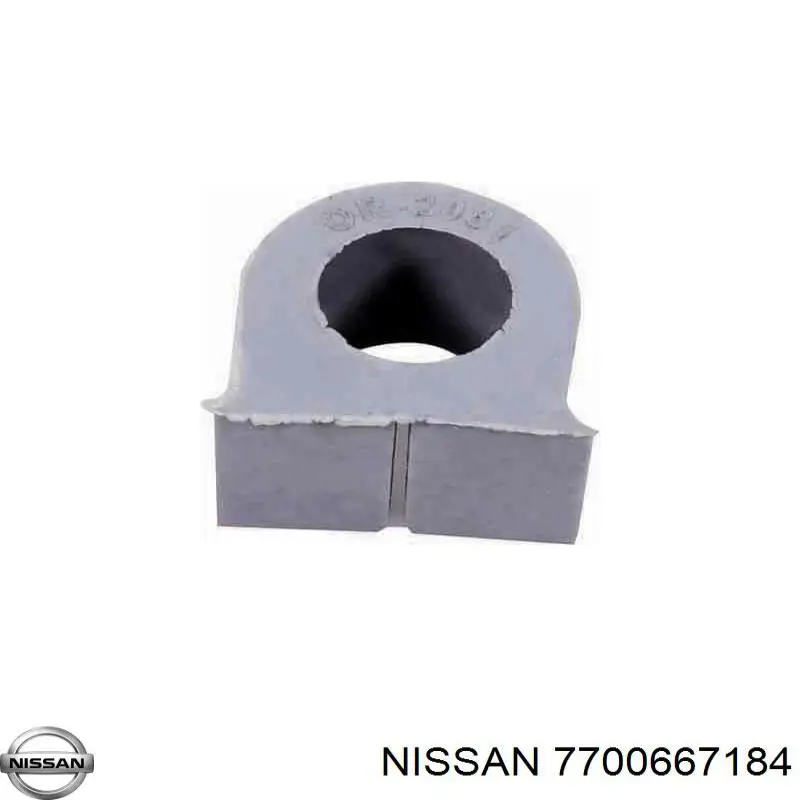 7700667184 Nissan casquillo de barra estabilizadora trasera