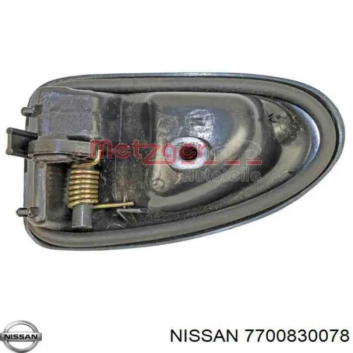 Manija interior de puerta delantera izquierda 7700830078 Nissan/Infiniti