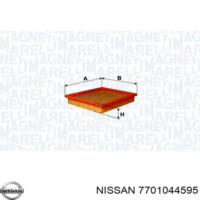 7701044595 Nissan filtro de aire