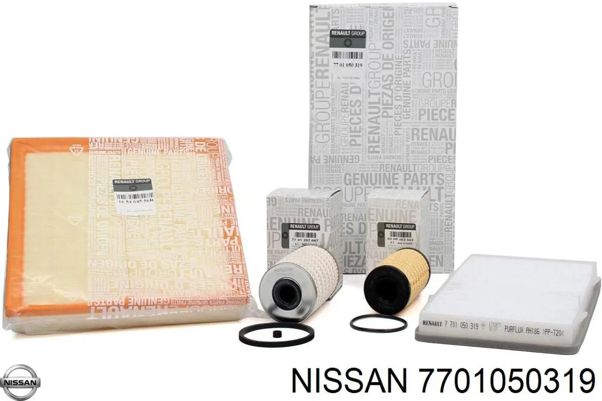 Filtro de habitáculo 7701050319 Nissan/Infiniti