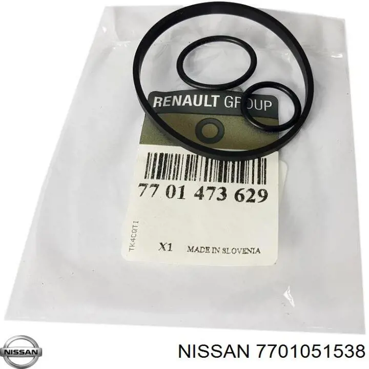 Junta de radiador de aceite Nissan/Infiniti 7701051538