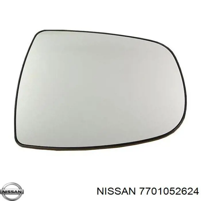 7701052624 Nissan cristal de espejo retrovisor exterior derecho
