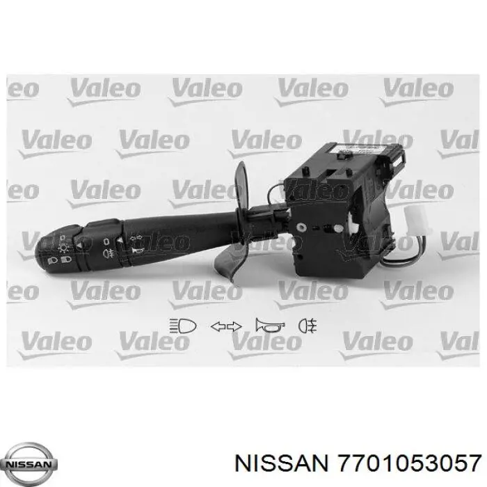 7701053057 Nissan conmutador en la columna de dirección izquierdo