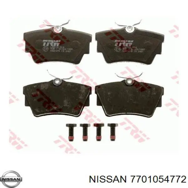 Pastillas traseras de freno Nissan/Infiniti 7701054772 precio, desde 20,54 EUR