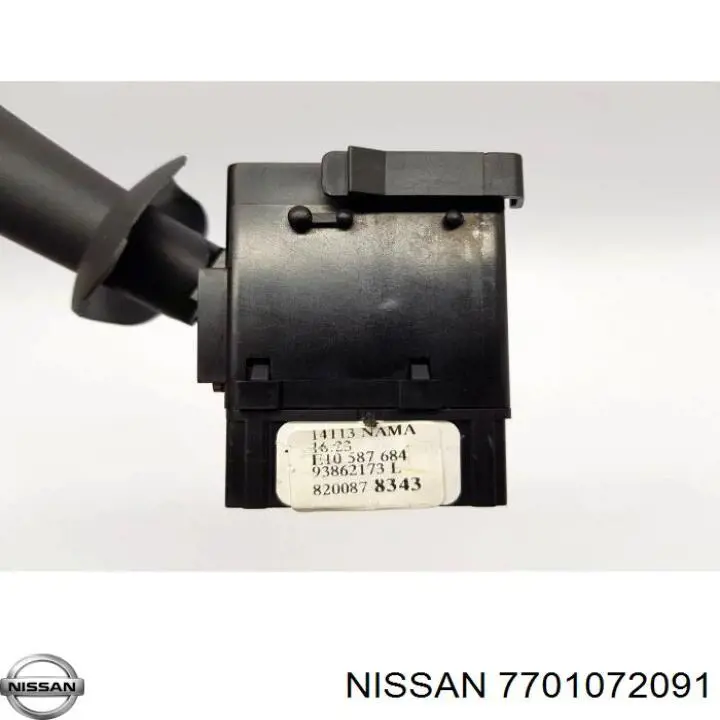 7701072091 Nissan conmutador en la columna de dirección izquierdo